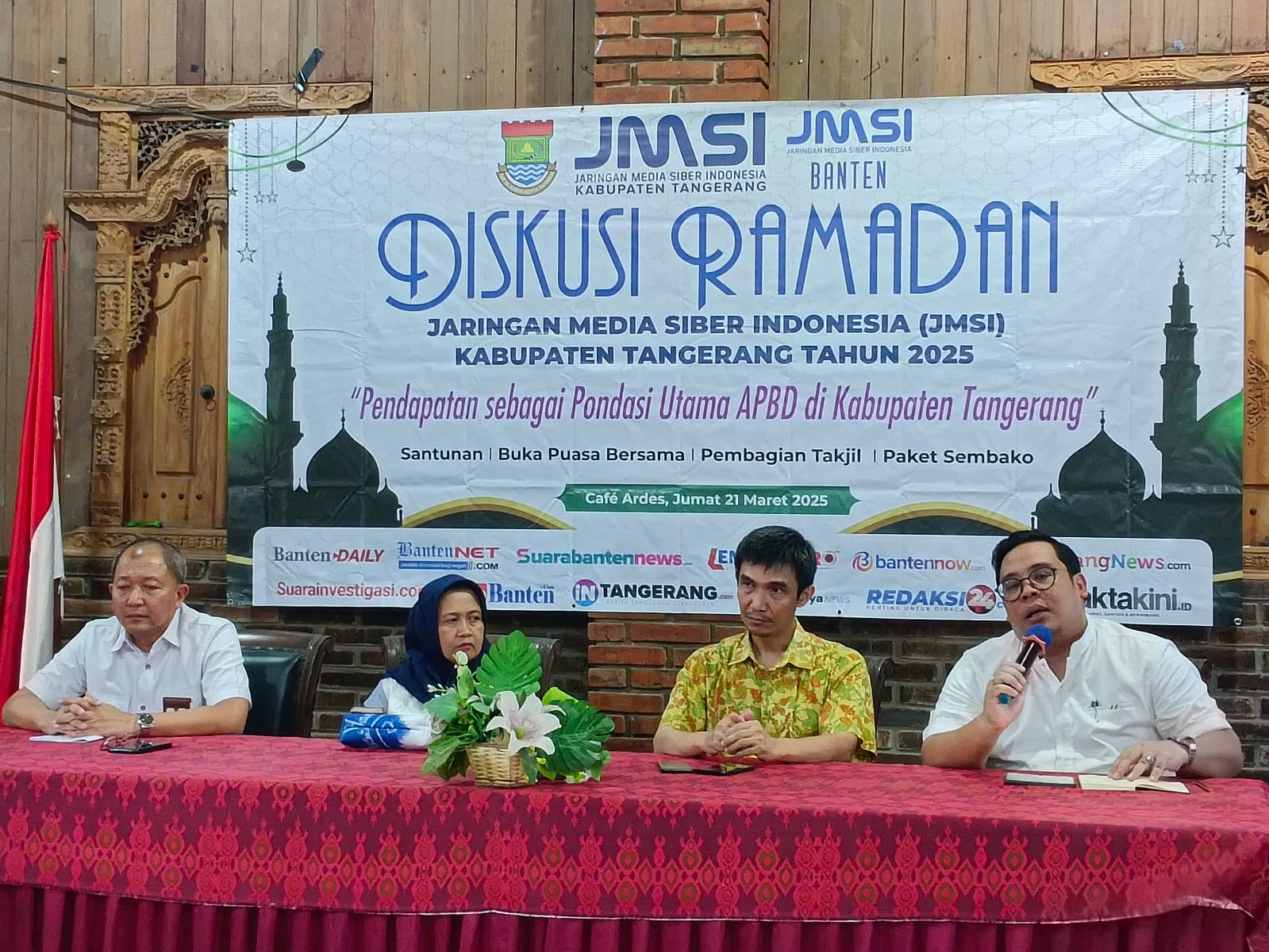 JMSI Kabupaten Tangerang Gelar Diskusi dan Santunan