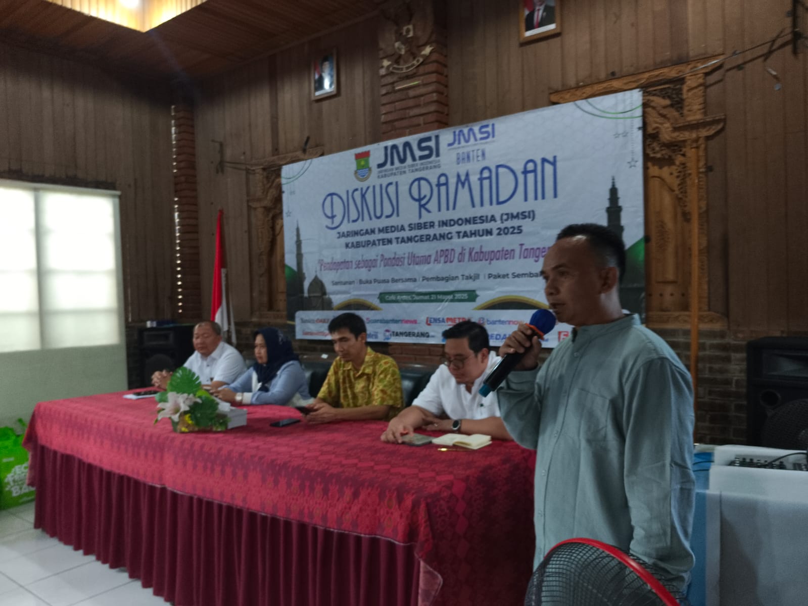 JMSI Kabupaten Tangerang Gelar Diskusi dan Santunan