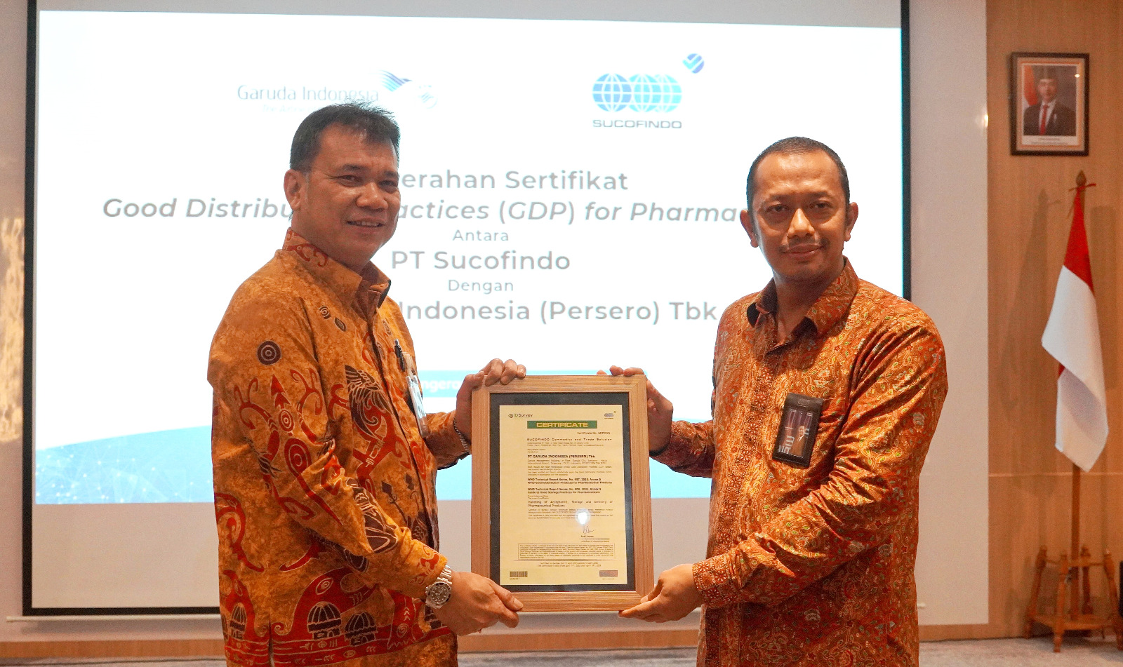 Good Distribution Practice GA Angkutan Kargo Farmasi Garuda Indonesia Tumbuh 31%, Sertifikasi GDP Kembali Diraih