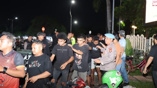 34 Orang Diamankan Polisi, Patroli Anti-Preman Sisir Lokasi Rawan di Kota Tangerang