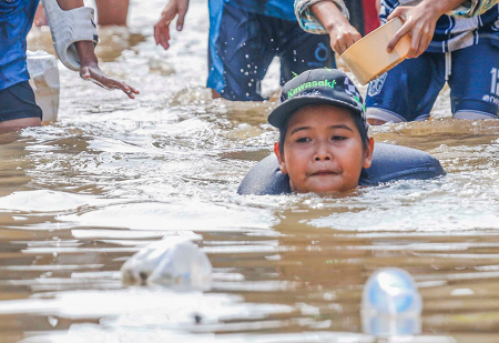 FOTO Curah Hujan Tinggi, Kampung Candulan Kebanjiran (1)