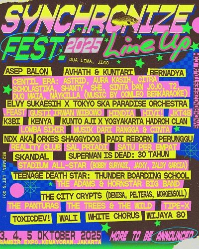 Synchronize Fest 2025 Hadirkan Reuni Legendaris, Kolaborasi Gila dan Energi Lintas Generasi