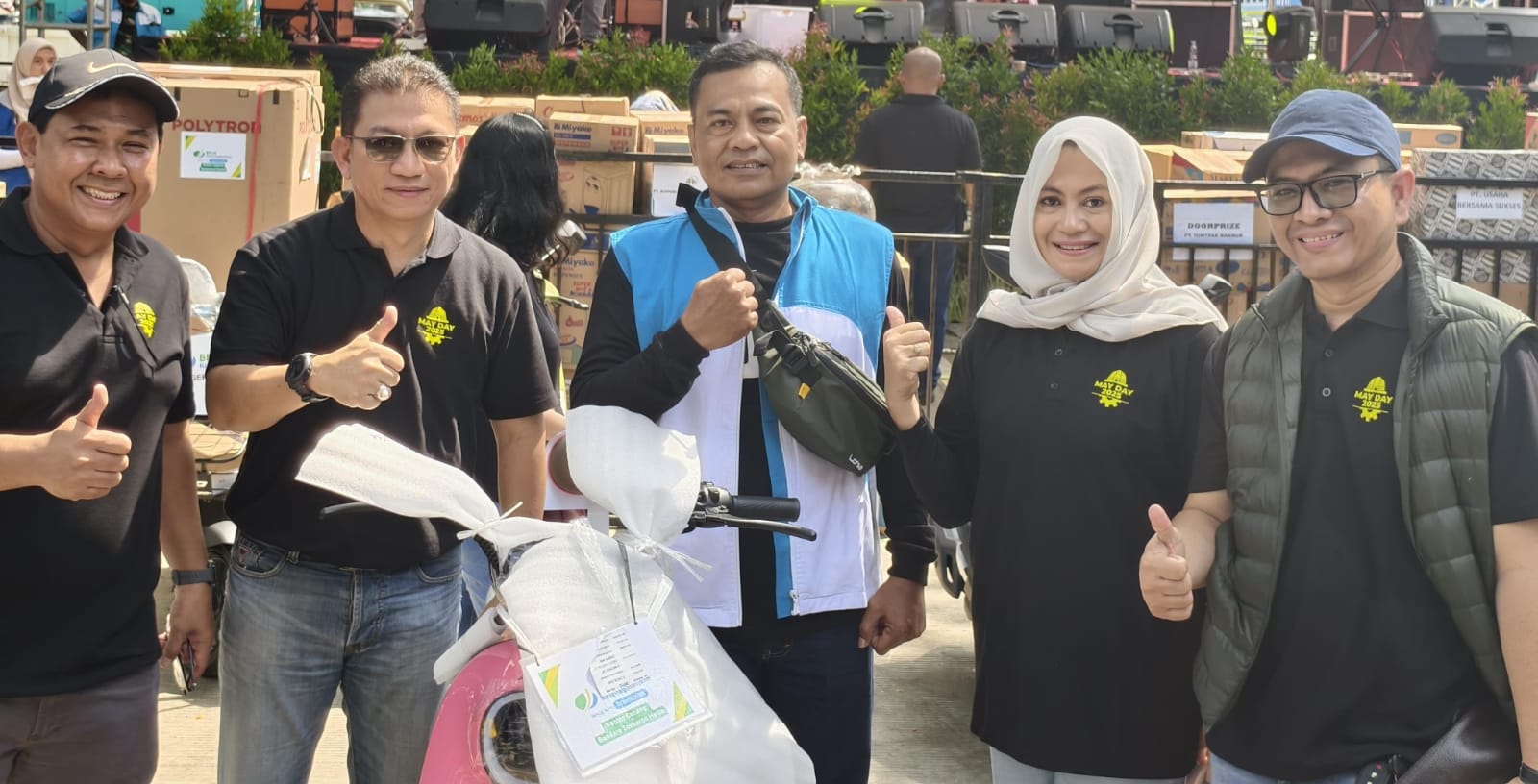 BPJS Ketenagakerjaan Cimone Tegaskan Komitmen Perlindungan Pekerja di Perayaan May Day 2025