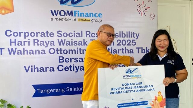 WOM Finance Salurkan Bantuan CSR ke Vihara Cetiya Anurudha WOM Finance Salurkan Bantuan CSR ke Vihara Cetiya Anurudha