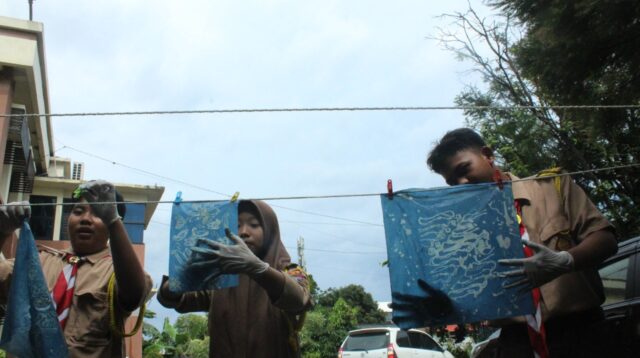 Pramuka Kota Tangerang Belajar Membatik, Siap Jadi Wirausahawan Muda Berbasis Budaya