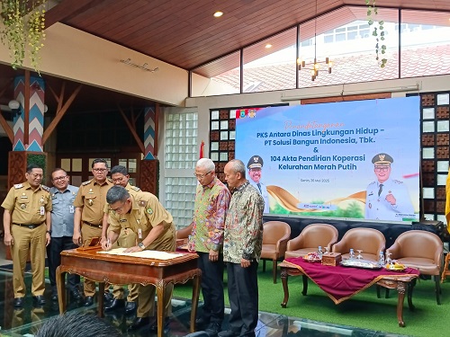 RDF Kota Tangerang Jadi Bahan Bakar Pabrik Semen, PT Solusi Bangun Indonesia