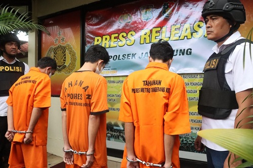 Polsek Jatiuwung Bekuk Enam Pelaku Curanmor Asal Serang dan Rangkasbitung