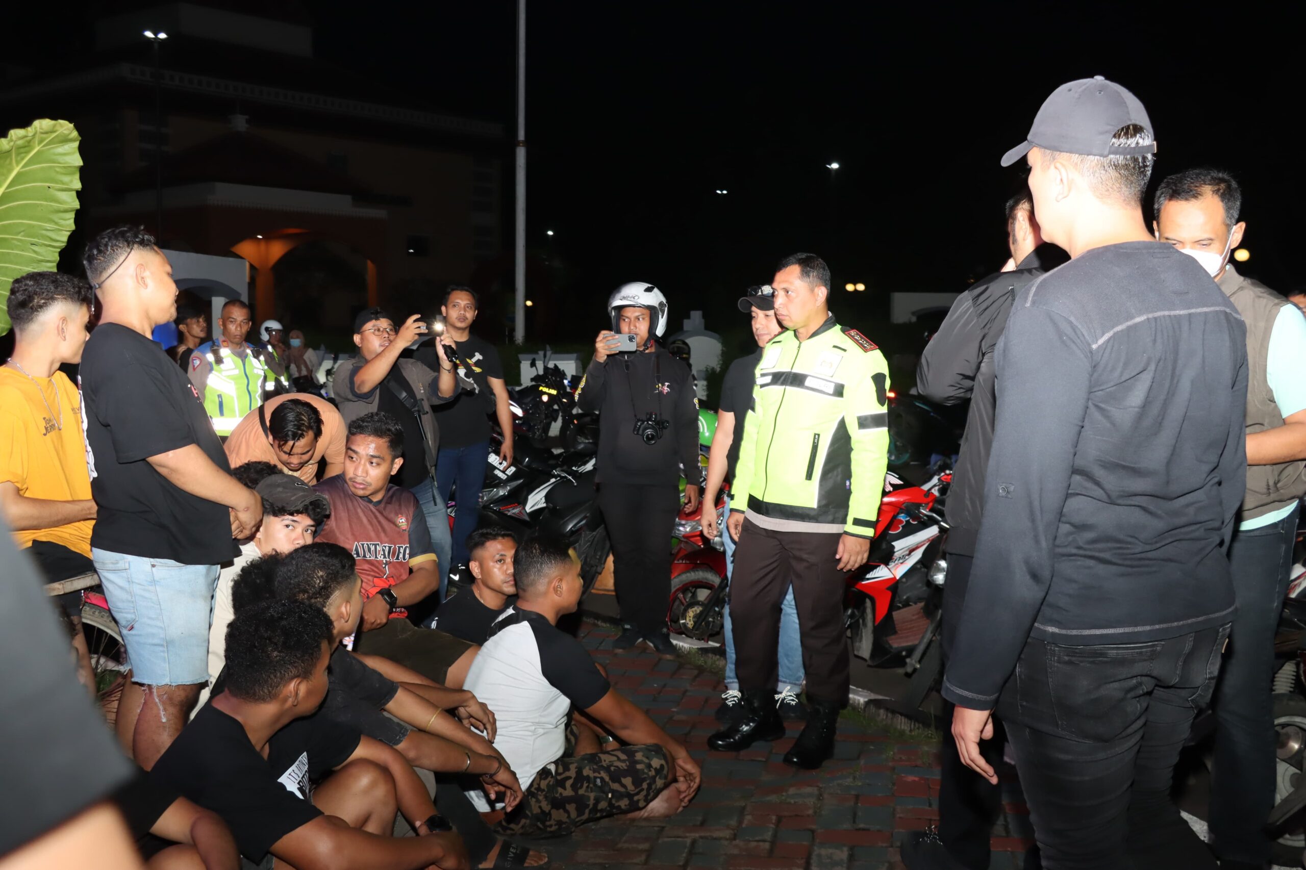 34 Orang Diamankan Polisi, Patroli Anti-Preman Sisir Lokasi Rawan di Kota Tangerang