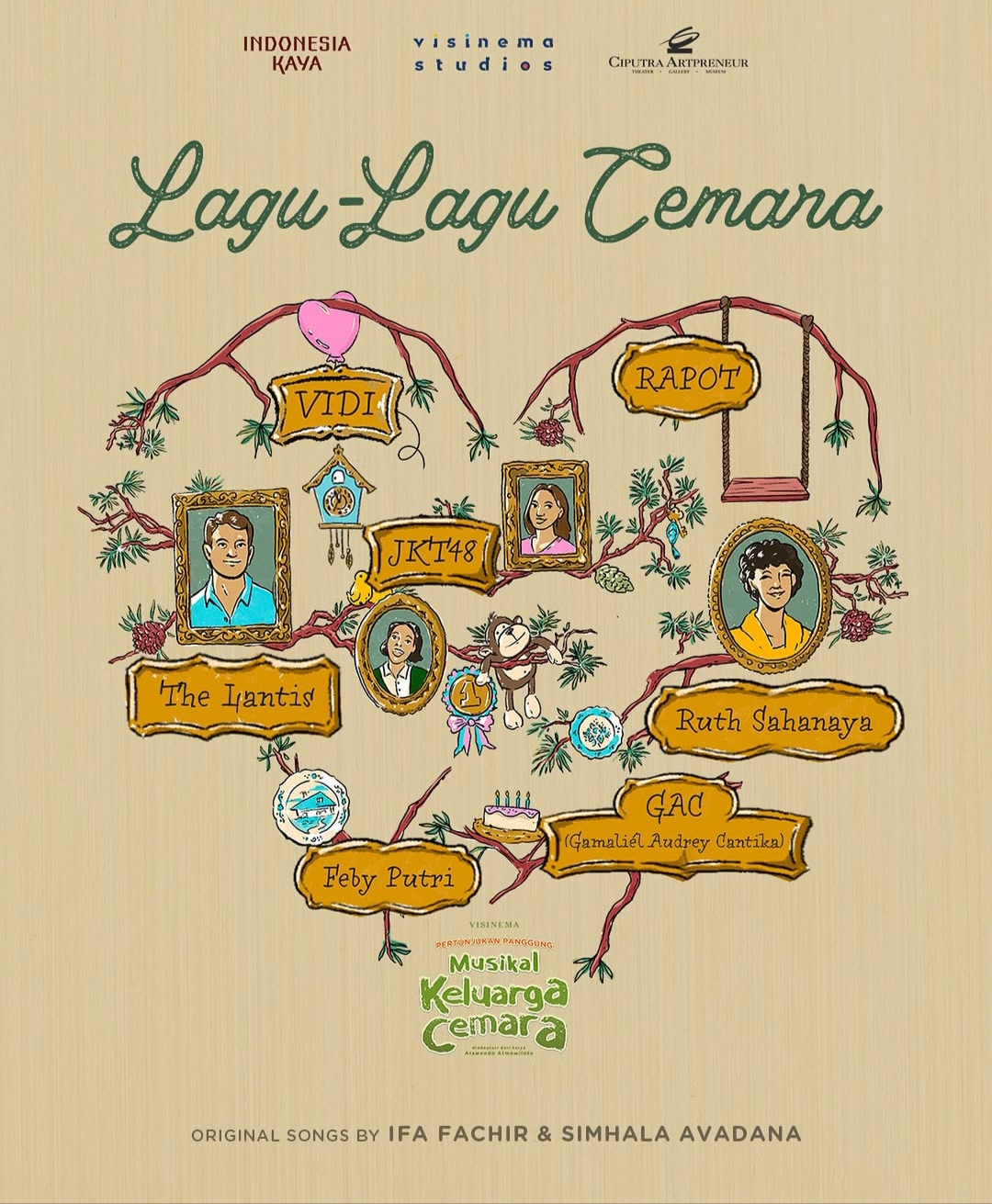 Lagu-Lagu Cemara Hadirkan Nuansa Keluarga dalam Balutan Musik Modern