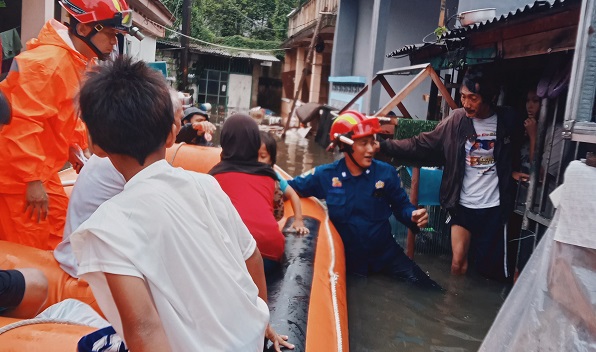 Hujan Deras di Kota Tangerang, 2 Titik Wilayah Terendam Banjir