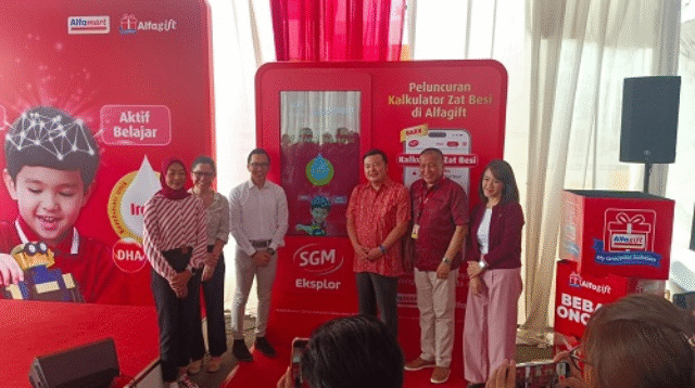 Kalkulator Zat Besi di Alfagift Resmi Diluncurkan Alfamart Bersama SGM Eksplor