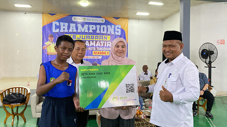 BPJS Ketenagakerjaan Lindungi Atlit Kejuaraan Tinju Amatir Antar Sasana Se-Kota Tangerang Season 3