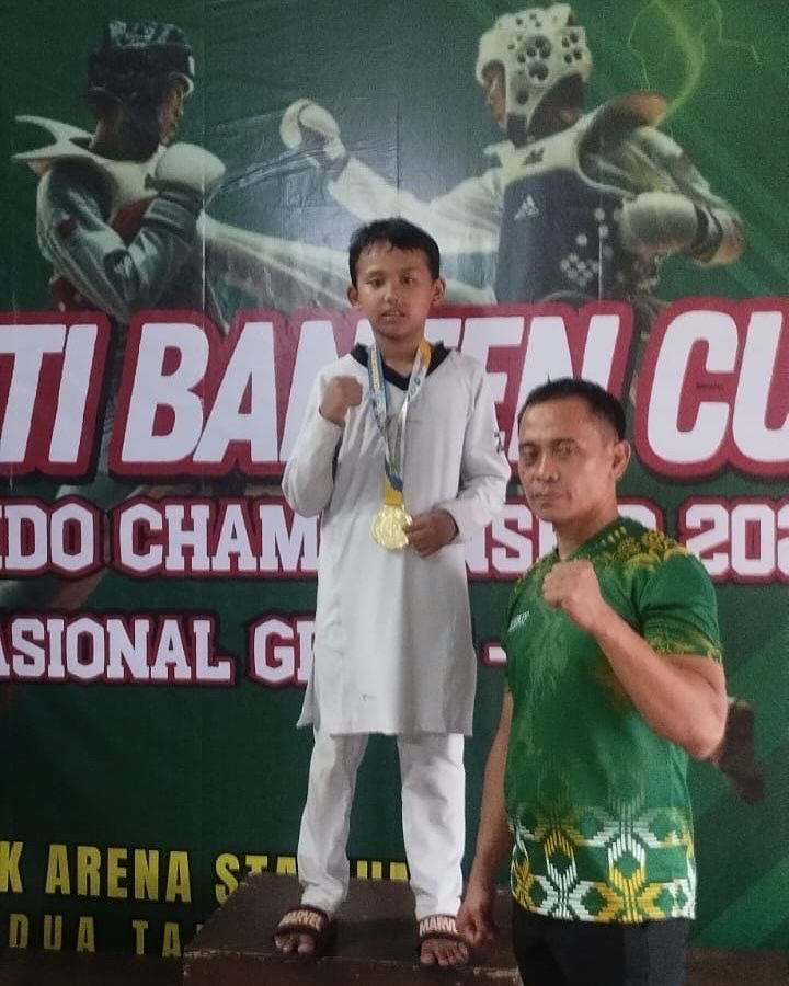 Keenan Athar Alkarami, Atlet Cilik dari Garuda Club, Sukses Menang di Kajati Banten Cup Taekwondo 2025