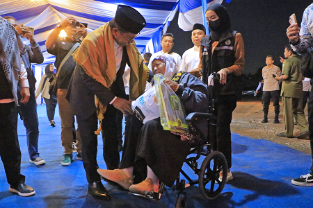 391 Jemaah Haji Kota Tangerang Tiba di Tanah Air