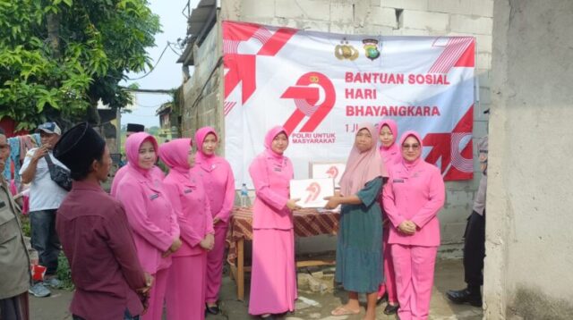 Jelang Hari Bhayangkara ke-79, Polsek Sepatan Gelar Bakti Sosial dan Santunan Duka