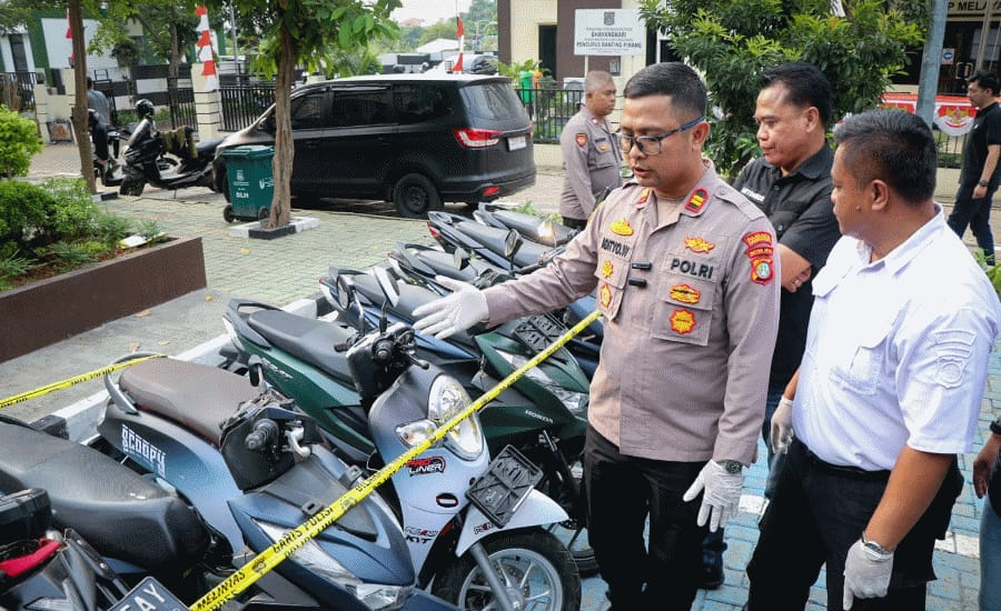 Sindikat Curanmor Asal Rumpin Dibongkar Polsek Pinang, 10 Motor Diamankan Sindikat Curanmor Asal Rumpin Dibongkar Polsek Pinang, 10 Motor Diamankan
