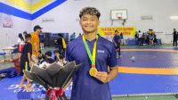 Muhammad Rayhan Syahbana Peraih Medali Emas di Kejurda Gulat Banten 2025