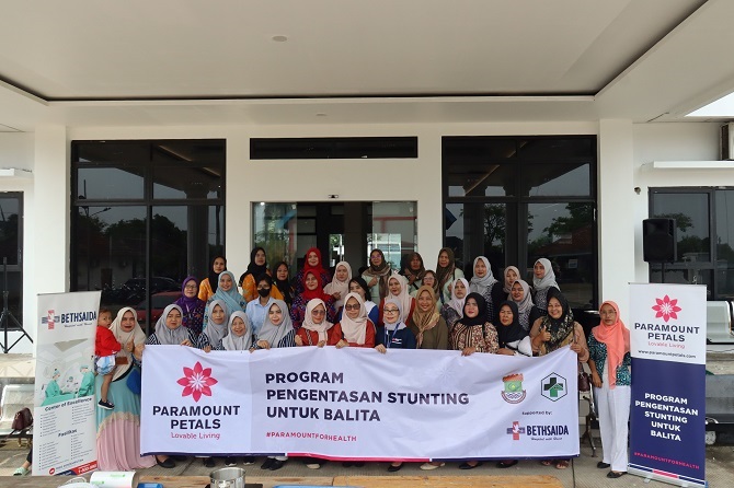 Paramount Petals Dorong Pengentasan Stunting Lewat Program CSR Berkelanjutan di Curug