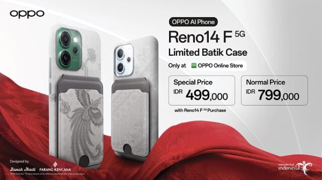 OPPO Rayakan 80 Tahun RI dengan Case Batik Edisi Terbatas