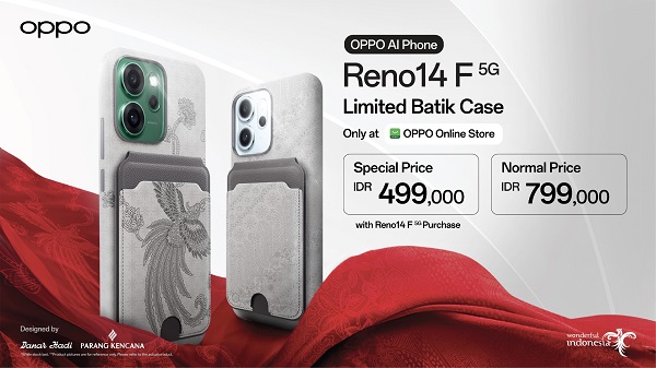 2. Batik Case kolaborasi OPPO Wonderful Indonesia OPPO Rayakan 80 Tahun RI dengan Case Batik Edisi Terbatas