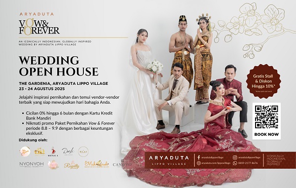 Aryaduta Lippo Village Hadirkan Promo “Vow & Forever” untuk Pernikahan Impian
