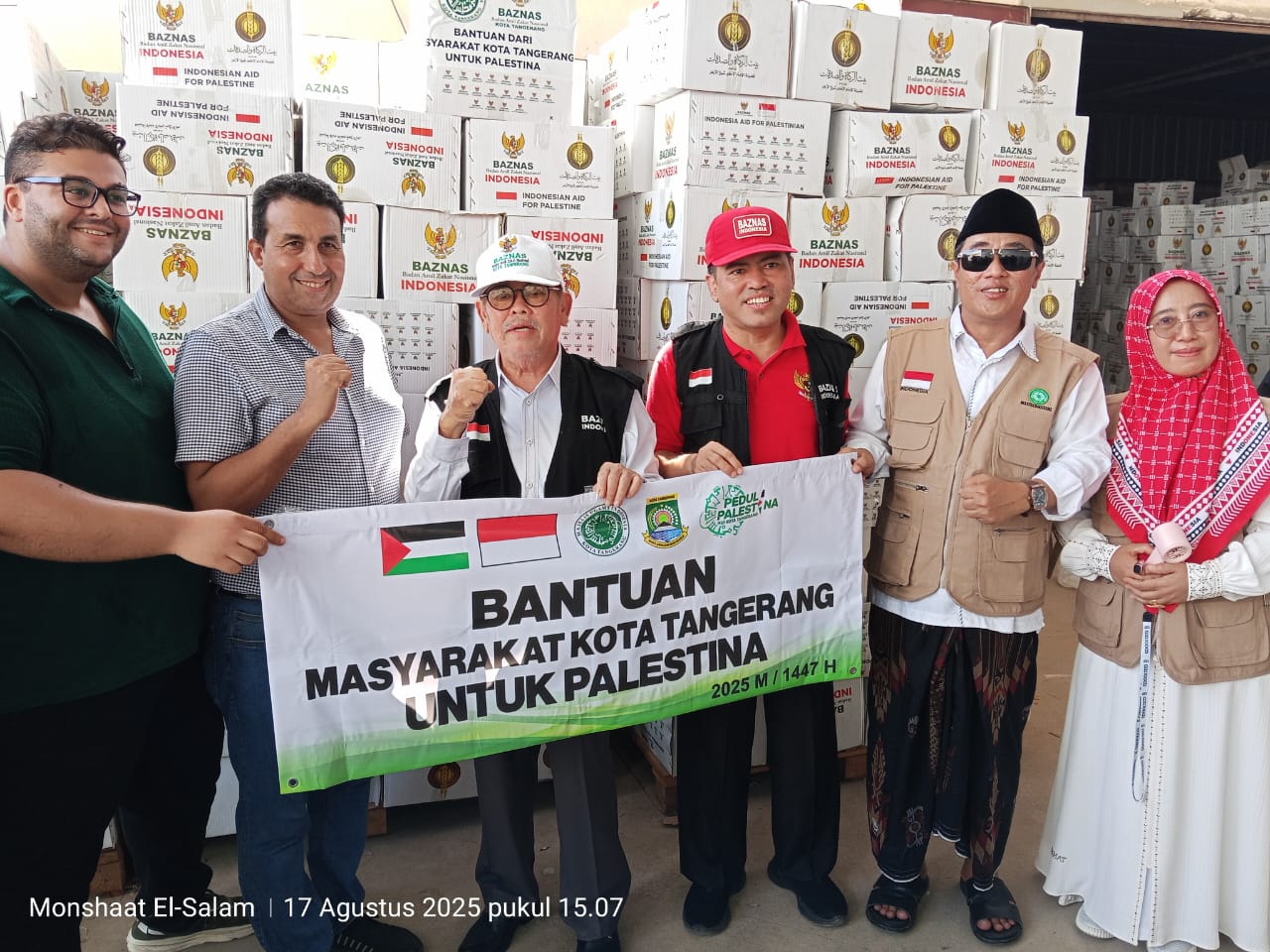 Baznas dan MUI Kota Tangerang Salurkan Bantuan Rp2 Miliar untuk Palestina Lewat Jalur Mesir