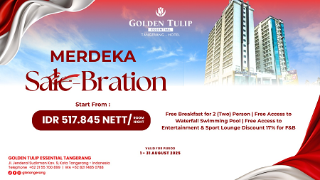 Golden Tulip Essential Tangerang Memeriahkan HUT RI ke-80 dengan Program Spesial 'Merdeka Sale-Bration