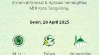 Lewat Aplikasi SIAR, MUI Kota Tangerang Perluas Dakwah Digital