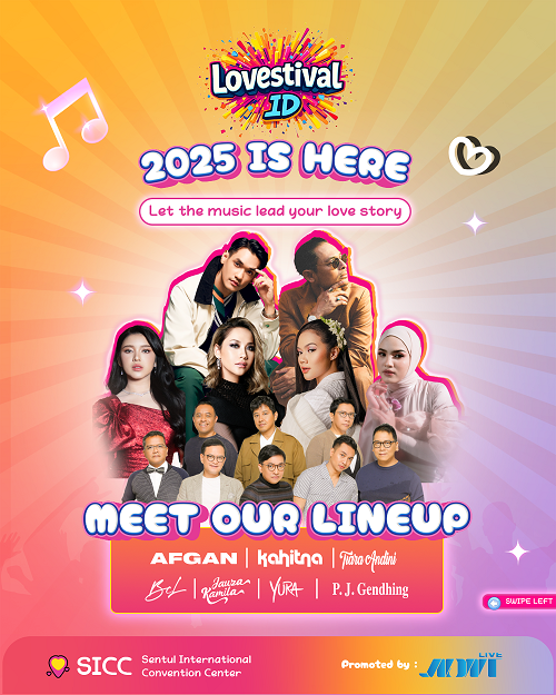 Lovestival ID 2025 Resmi Umumkan Line-Up Bintang, Tiket Early Bird Langsung Diserbu Penggemar