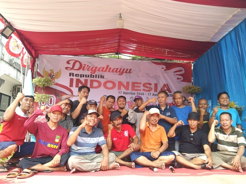 Semangat Kemerdekaan, RT00802 Tigaraksa Gelar Bersholawat Jelang HUT ke-80 RI
