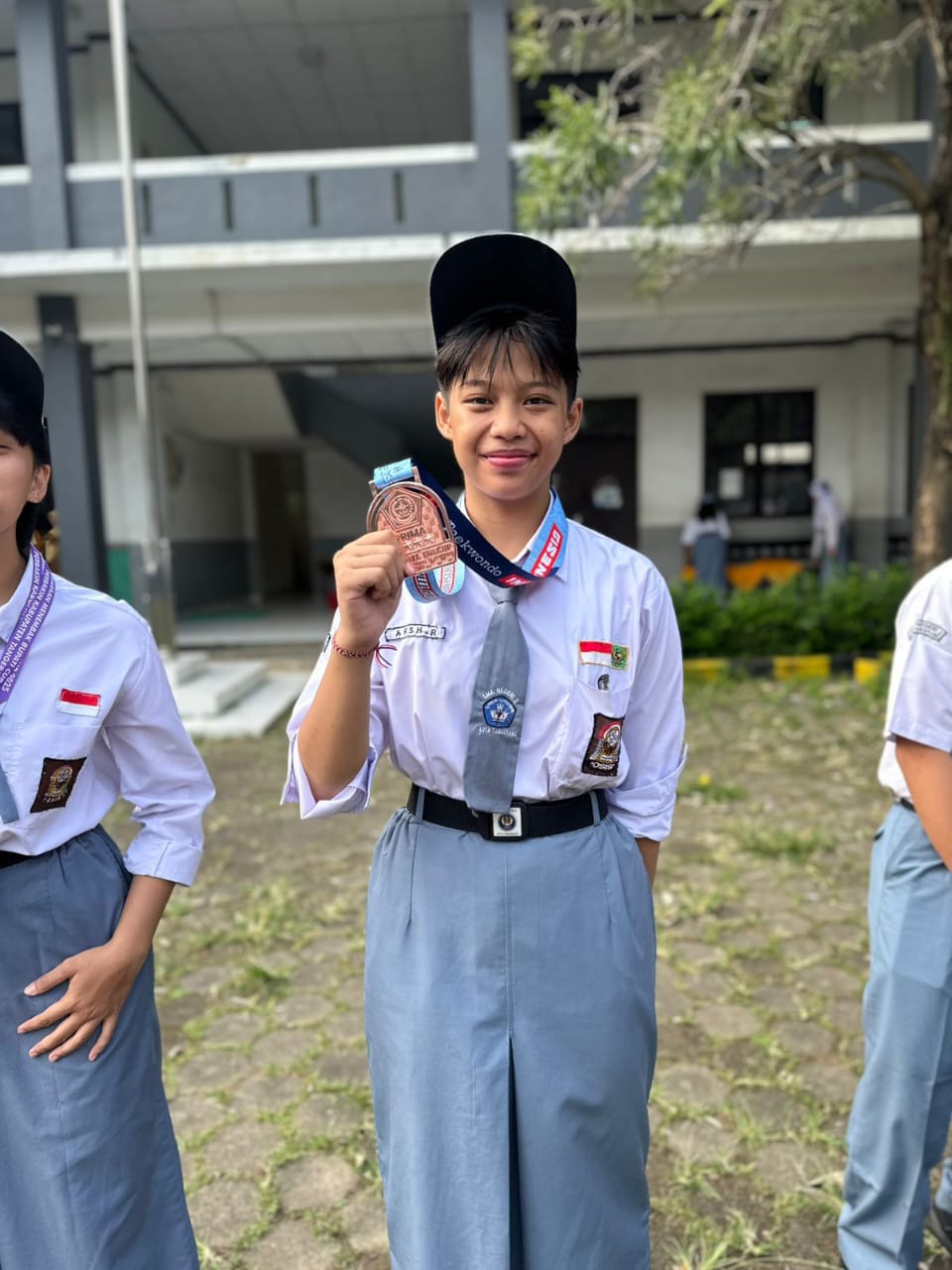 Arsy Rengganis, Pelajar Tangerang Raih Juara 3 di Kejuaraan Internasional Taekwondo Mabes TNI