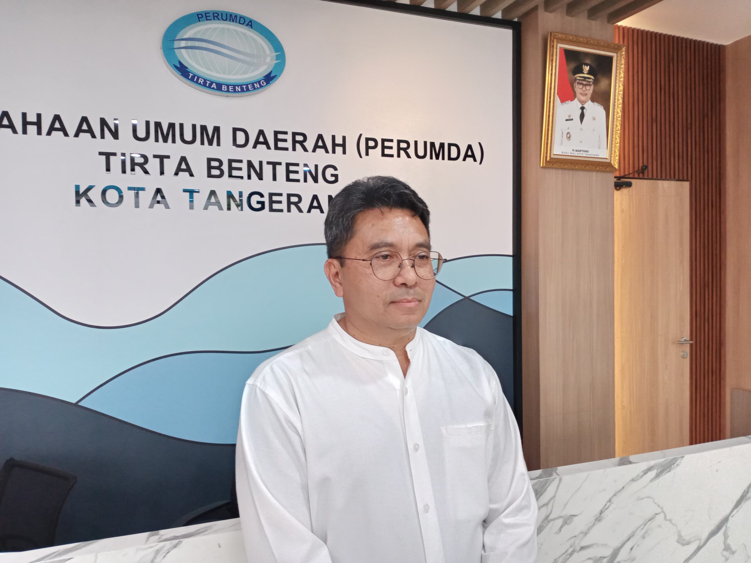 Direktur Utama Perumda Tirta Benteng, Tommy Herdiansyah