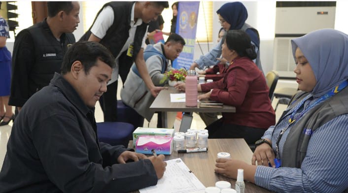 Imigrasi Soekarno-Hatta Gelar Tes Urine Massal, Pastikan Aparatur Bebas Narkoba