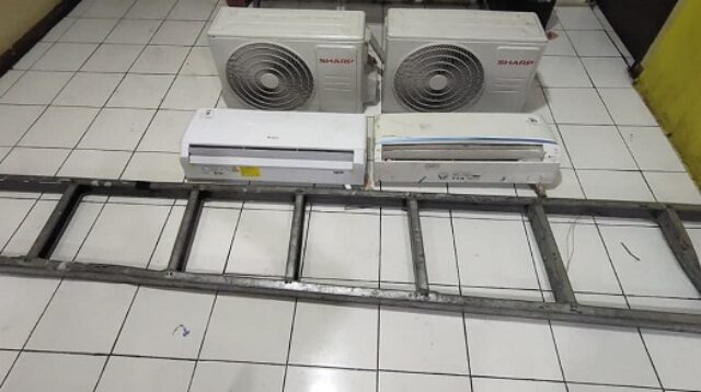 Polisi Tangkap Dua Pencuri AC di SMA Negeri 1 Kota Tangerang