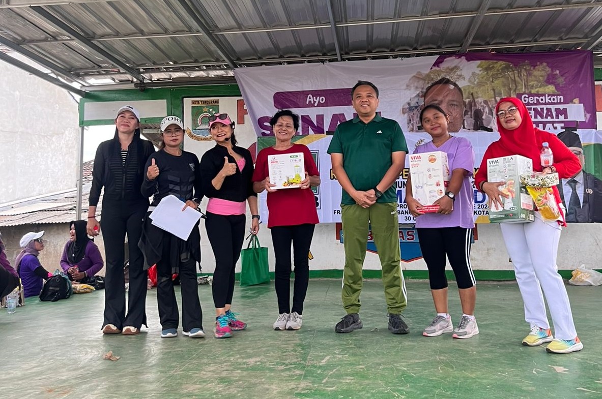 Reses Humanis, Ketua PKB Kota Tangerang Ahmad Fuady Gelar Senam Bersama dan Serap Aspirasi Warga