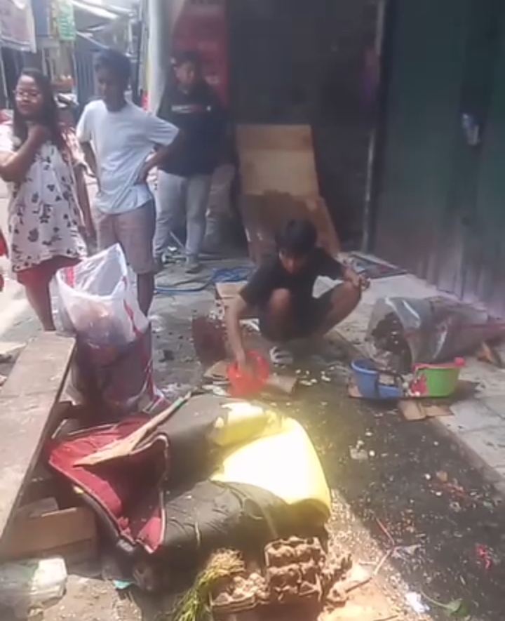 Ledakan Tabung Gas Warung Nasi di Karang Tengah, Pasutri jadi Korban