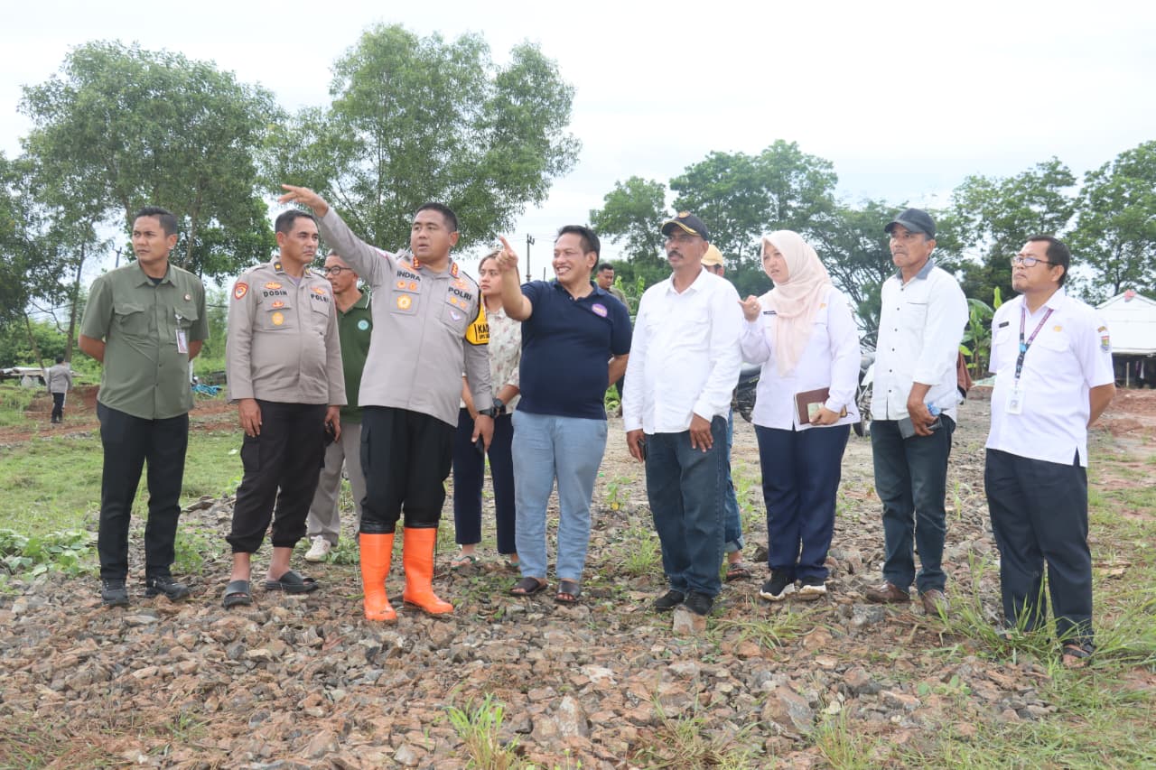 DPKP dan Pengelola Klarifikasi Isu Lahan Ketahanan Pangan Terbengkalai di Tigaraksa