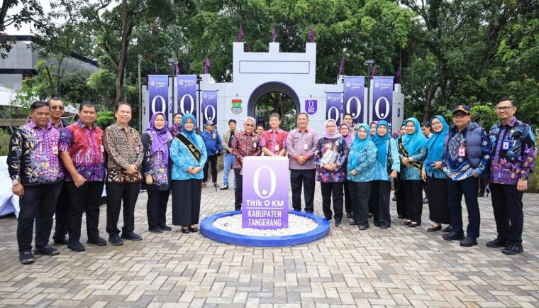 Pemkab Tangerang Sulap Tugu Titik Nol Jadi Zona Literasi Digital