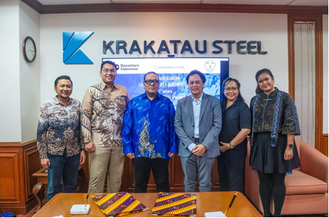 Perkuat Industri Baja Nasional, Krakatau Steel Gandeng Tata Metal Lestari