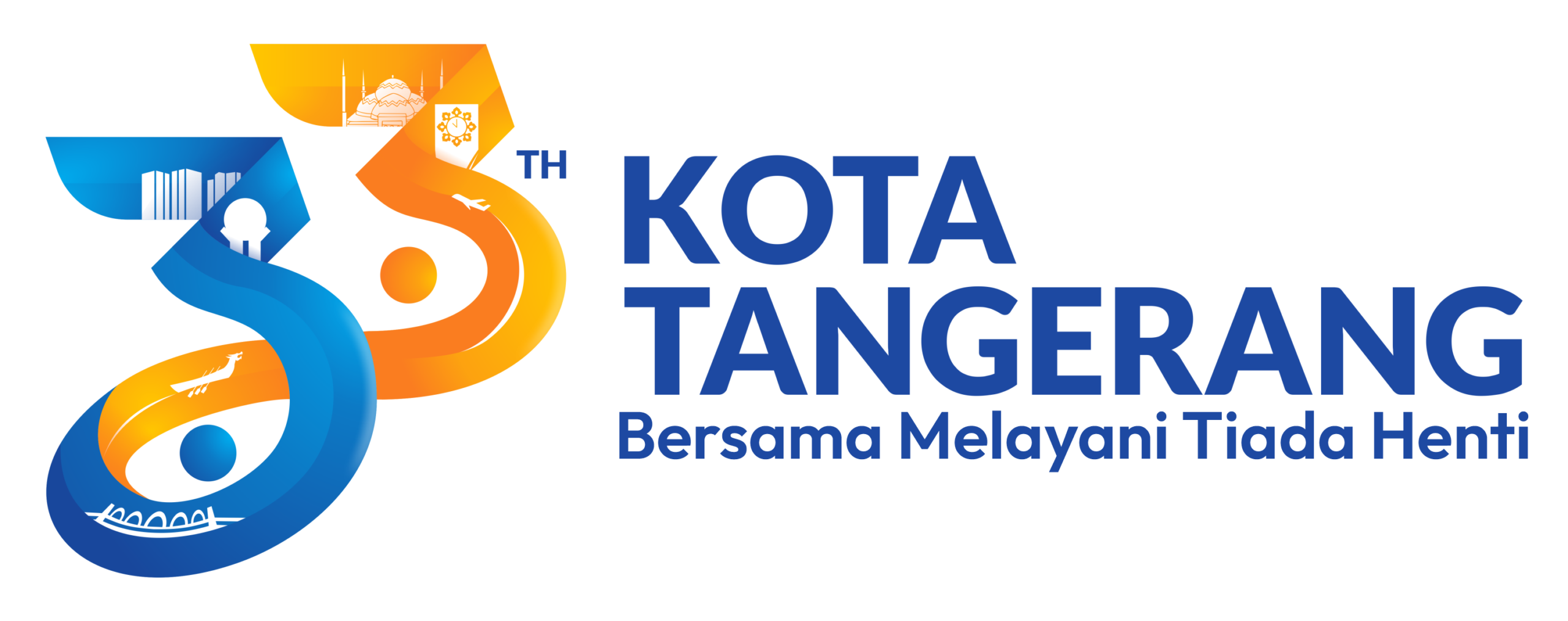 logo hut ke-33 kota tangerang