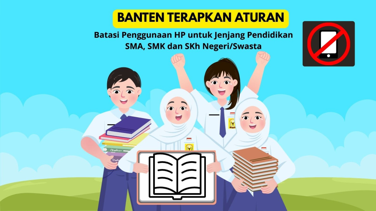 Larangan gunakan HP di sekolah SMA di Banten