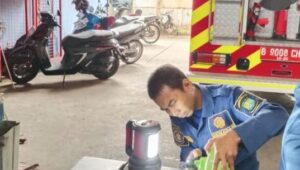 Blender Macet, Warga Minta Tolong Benerin ke Pos Damkar Pinang