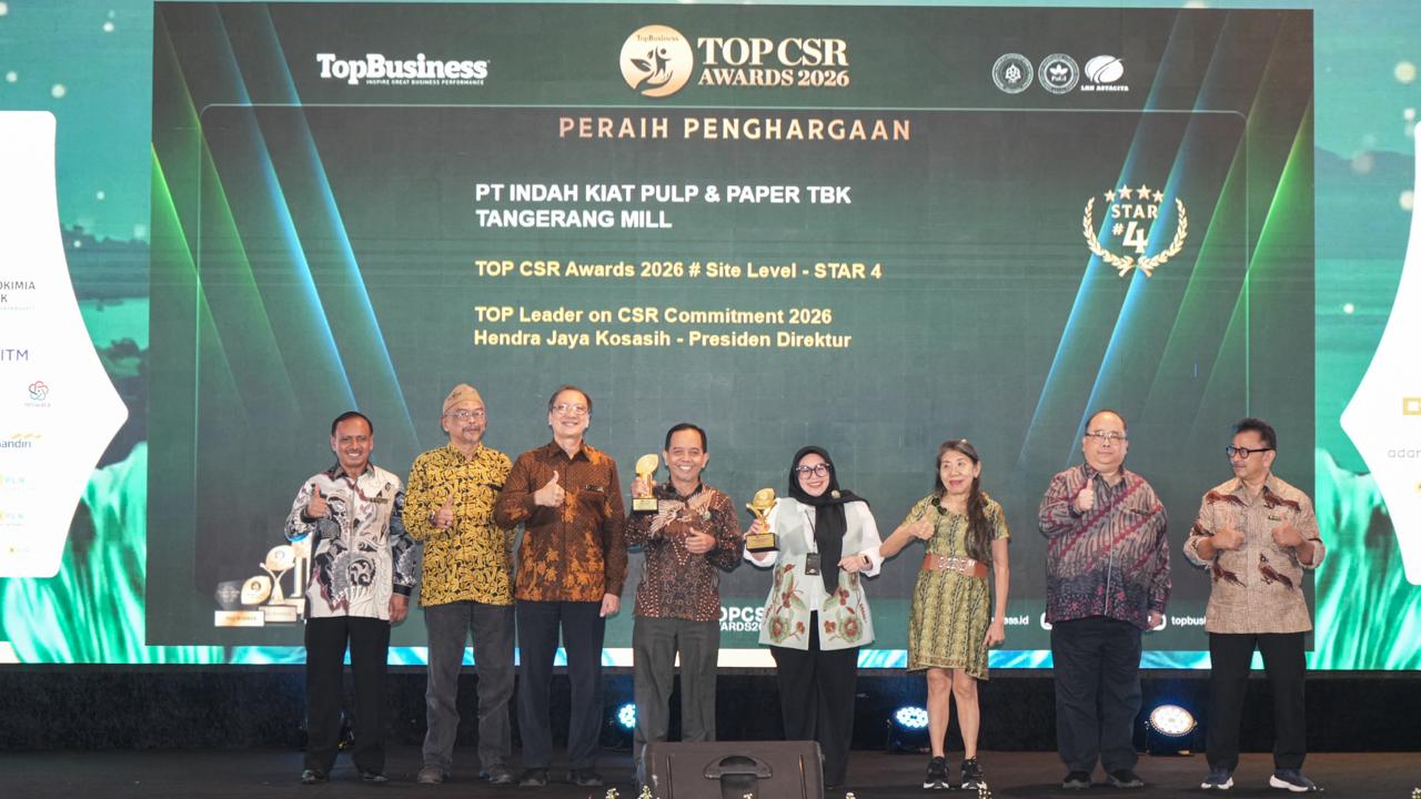 Lima Unit Usaha APP Group Raih Penghargaan TOP CSR Awards 2026 Lima Unit Usaha APP Group Raih Penghargaan TOP CSR Awards 2026