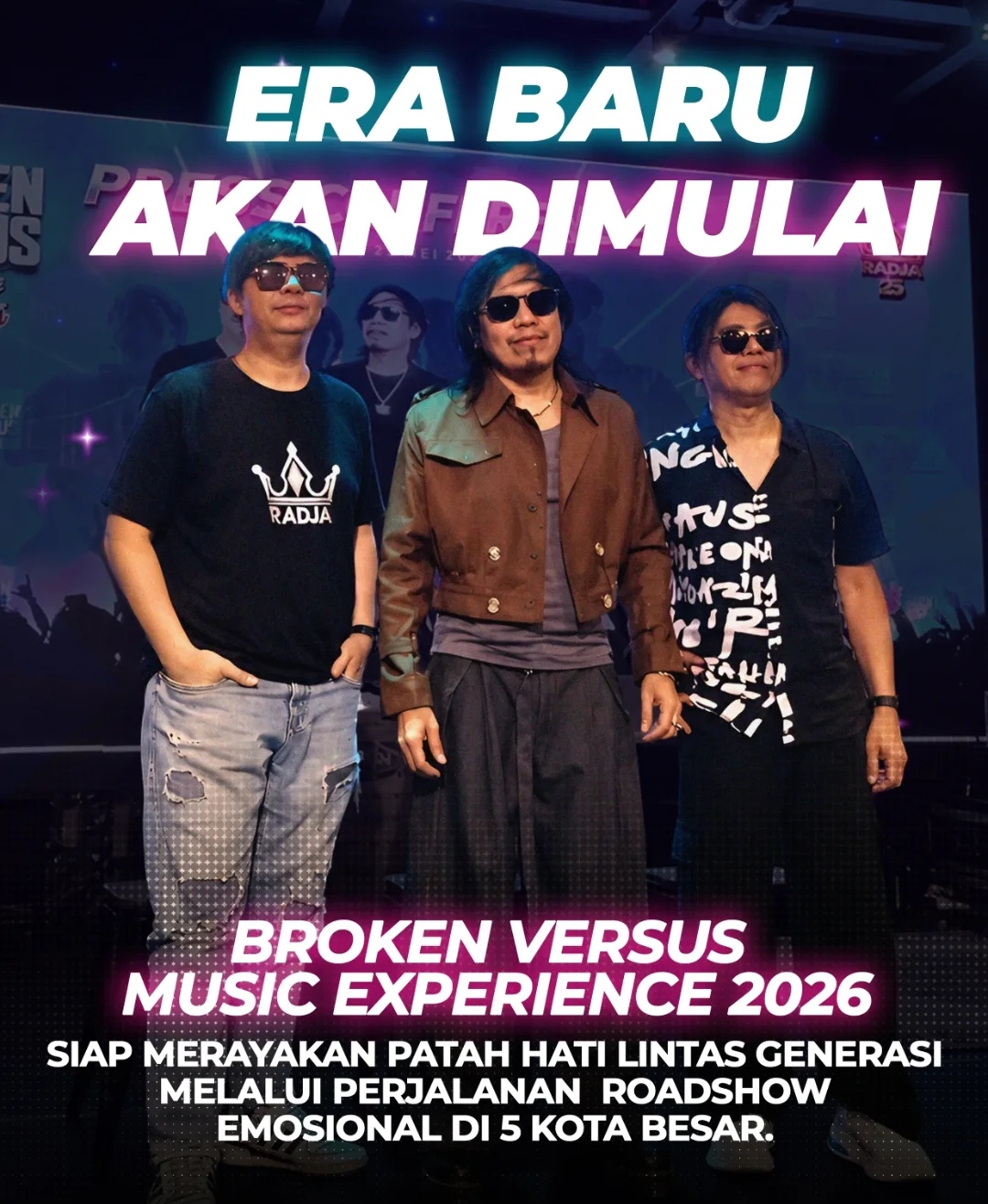 Radja Siap Gelar Broken Versus Festival Keliling 5 Kota dengan Nostalgia Patah Hati