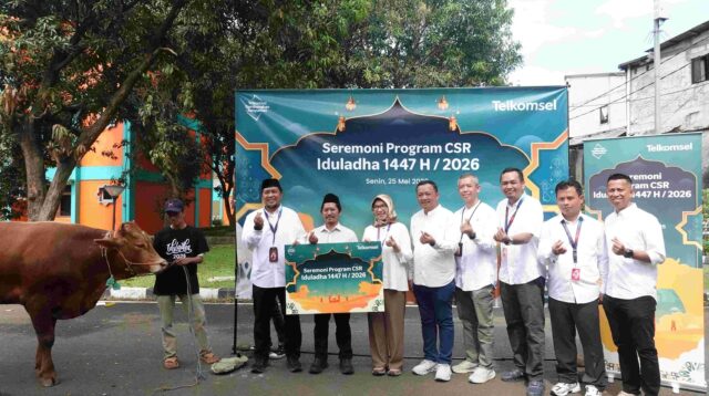 Telkomsel Salurkan 590 Hewan Kurban pada Iduladha 1447 H, Sasar 40 Ribu Keluarga
