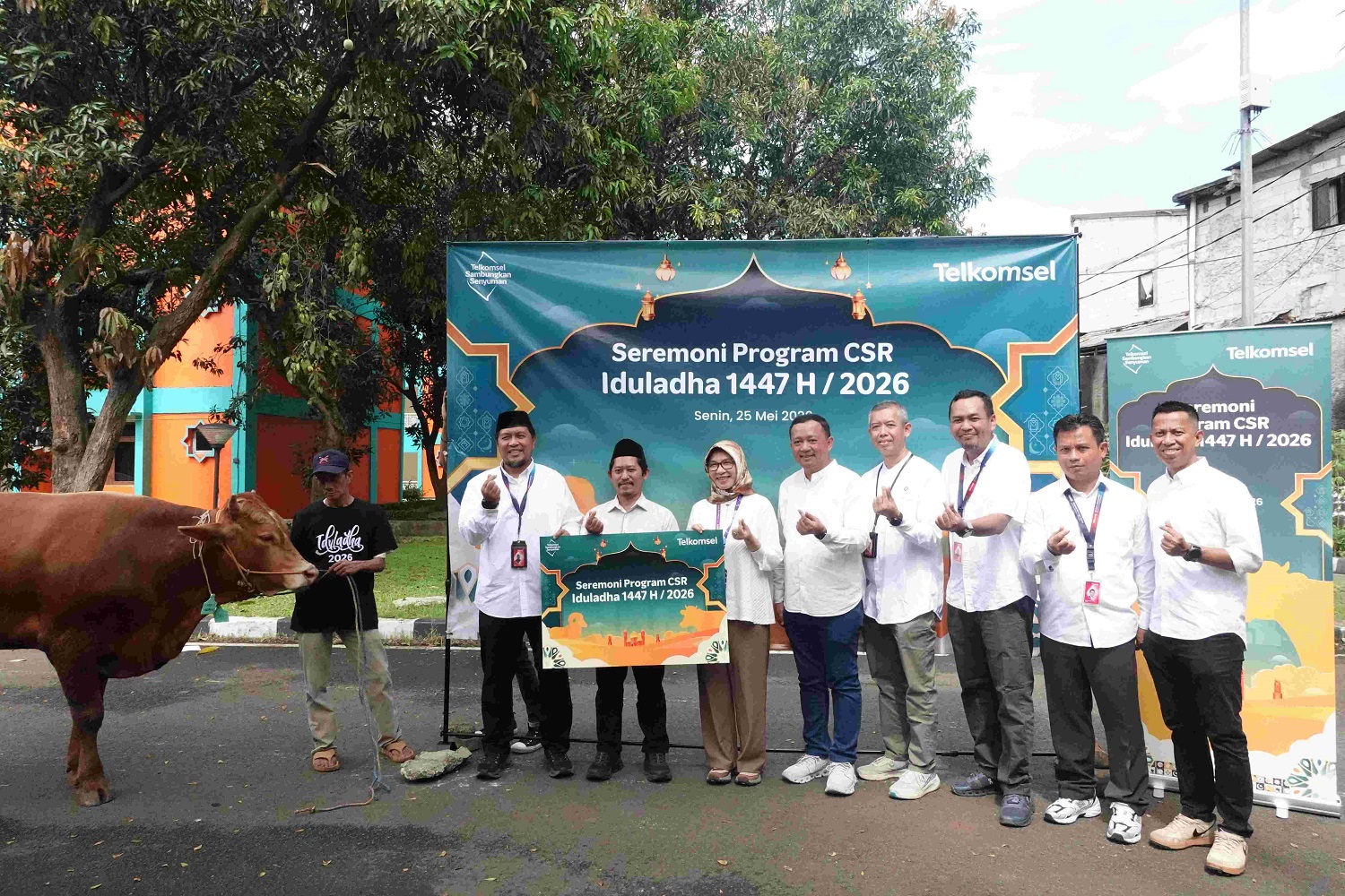 Telkomsel Salurkan 590 Hewan Kurban pada Iduladha 1447 H, Sasar 40 Ribu Keluarga