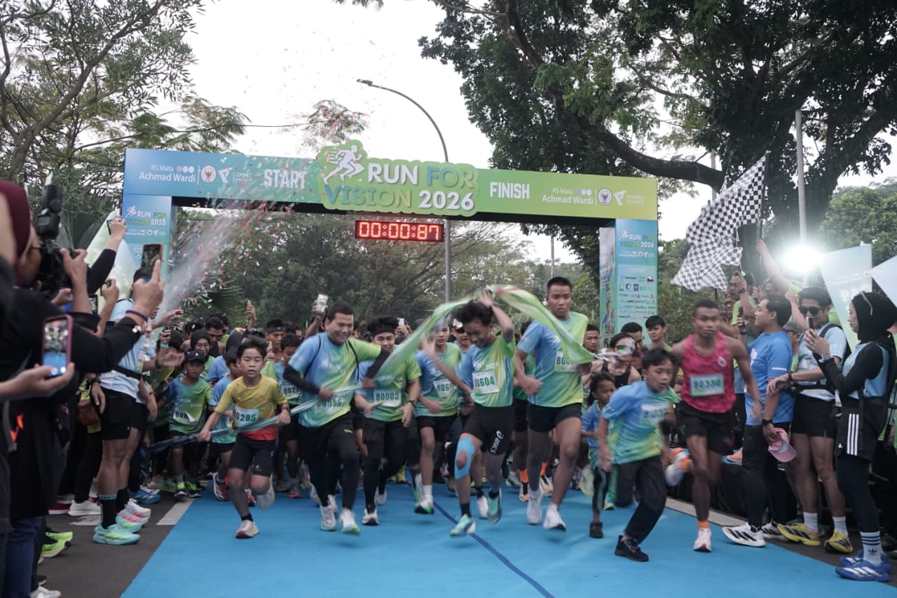 1.200 Pelari Ikuti Run For Vision 2026, Biayai 263 Operasi Katarak Gratis