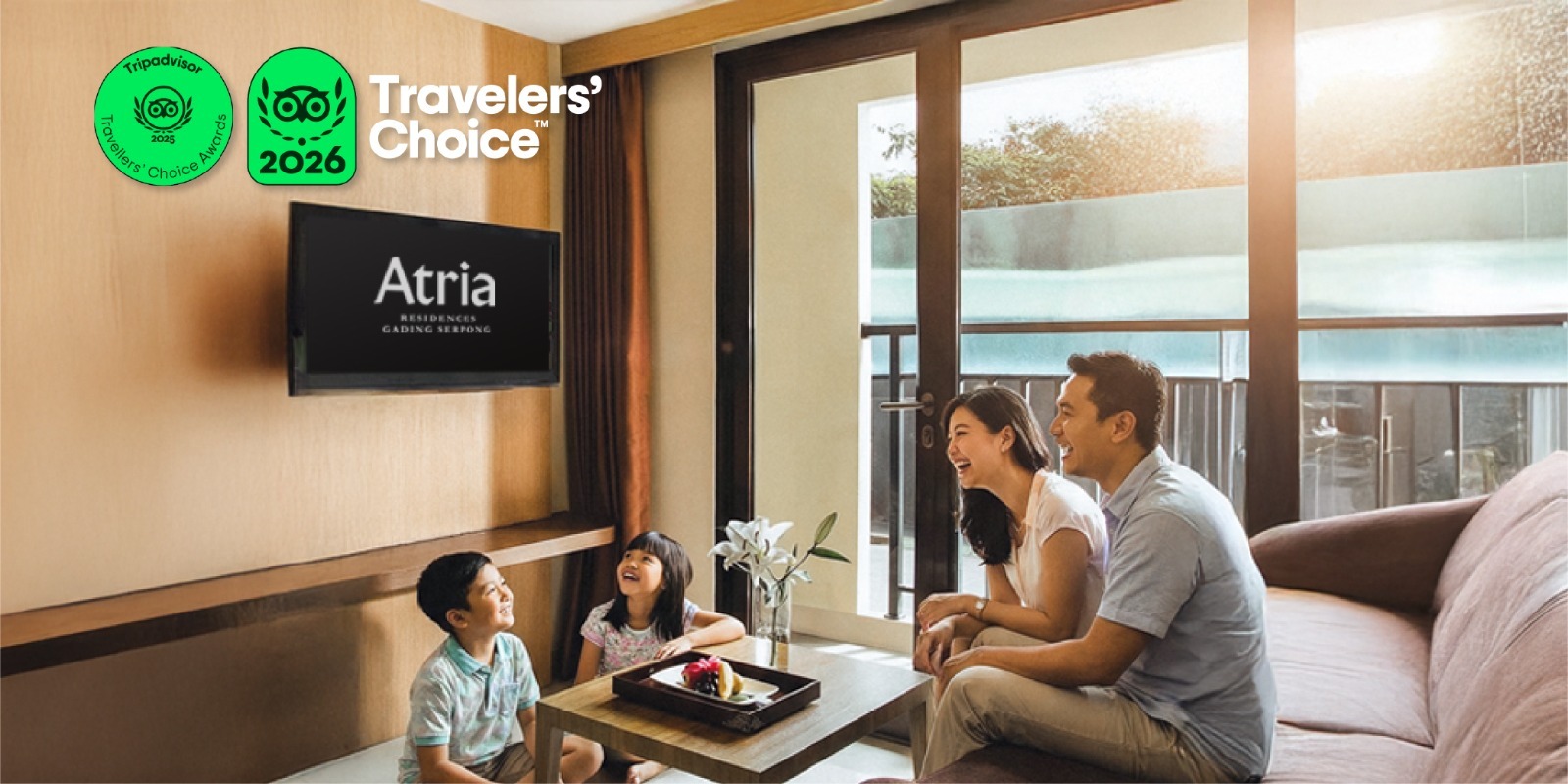 Atria Hotel & Residences Gading Serpong Raih Tripadvisor Travelers’ Choice Award 2026 Atria Hotel & Residences Gading Serpong Raih Tripadvisor Travelers’ Choice Award 2026