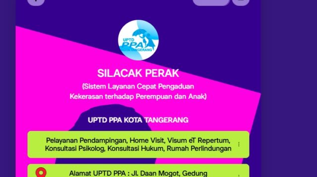 Lapor Kejadian Kekerasan Perempuan dan Anak dengan Aplikasi SiLacak Perak