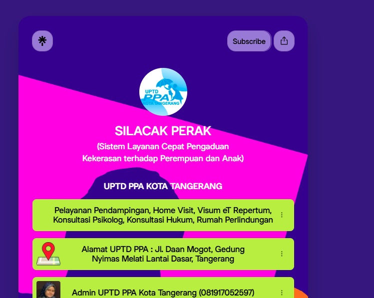 Lapor Kejadian Kekerasan Perempuan dan Anak dengan Aplikasi SiLacak Perak